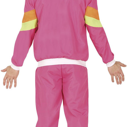 Pink Neon Tracksuit Heren