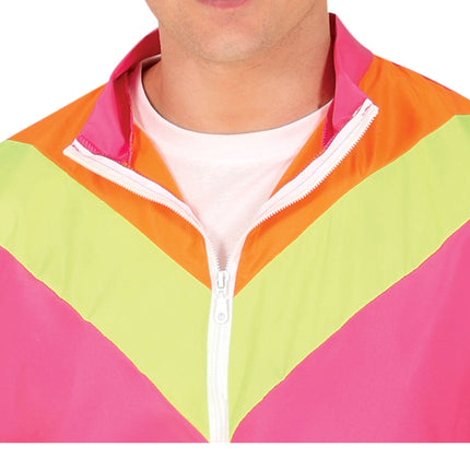 Pink Neon Tracksuit Heren