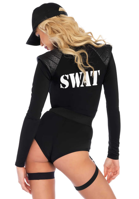 Swat Pak Dames Bodysuit Leg Avenue