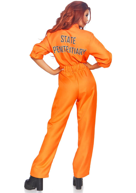 Boef Jumpsuit Oranje Dames Leg Avenue