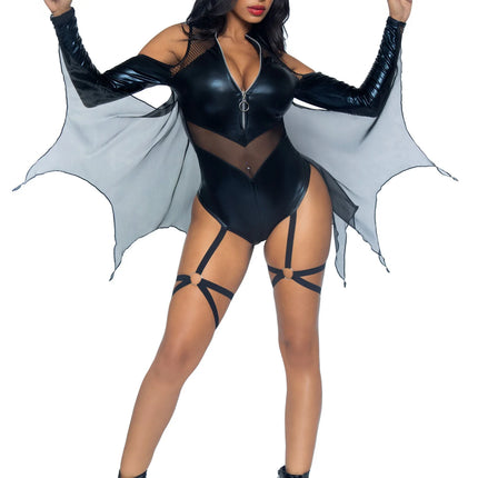 Batgirl Kostuum Dames Bodysuit Leg Avenue