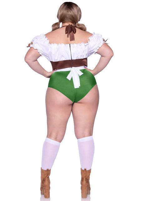 Oktoberfest Dirndl Kostuum Dames Plus Size Leg Avenue