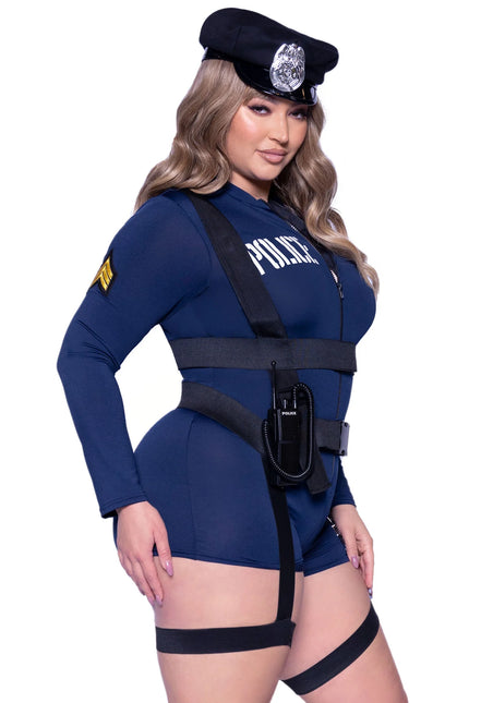 Politie Pak Dames Bodysuit Leg Avenue