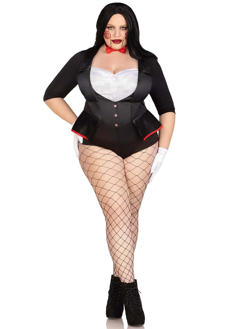 Pop Kostuum Dames Plus Size Leg Avenue