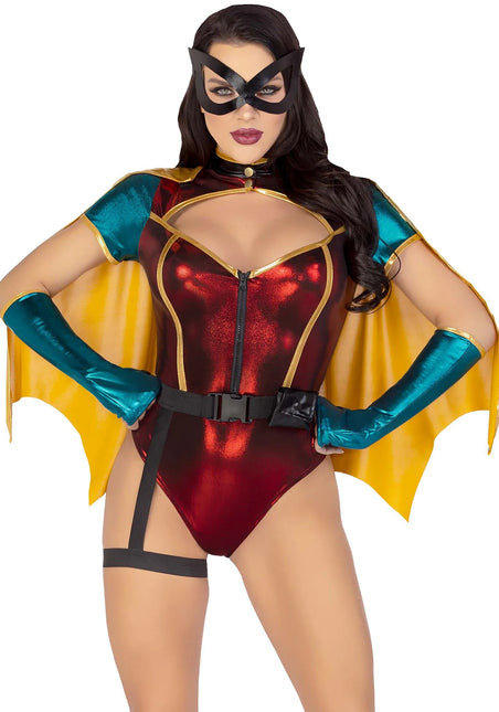 Super Woman Pak Dames Bodysuit Leg Avenue