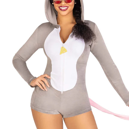 Muis Kostuum Dames Bodysuit Leg Avenue