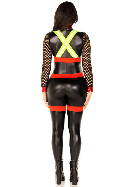 Brandweer Catsuit Dames Leg Avenue