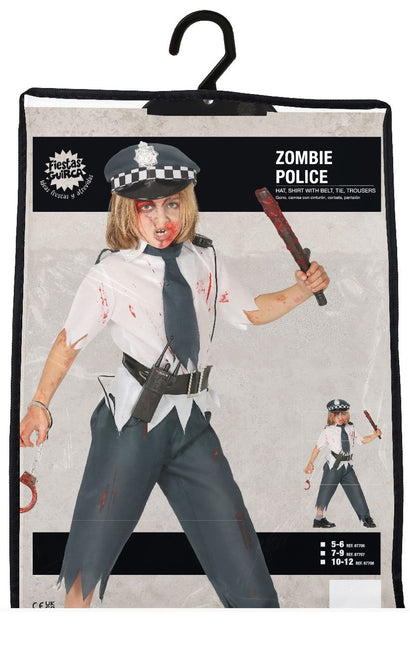 Politie zombie Kostuum Jongen