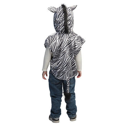 Poncho Zebra 3-4 Jr