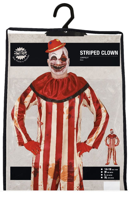 Killer clown Halloween Kostuum Heren