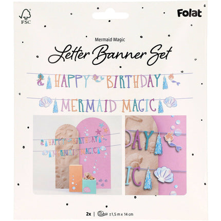 Letterslinger Set - Mermaid Magic - 1,5 meter