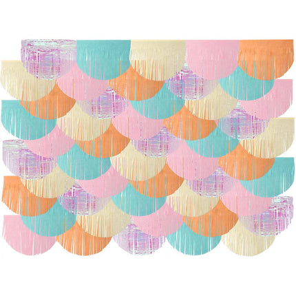 Feest Fringe Backdrop - Pastel - 2 x 2 m