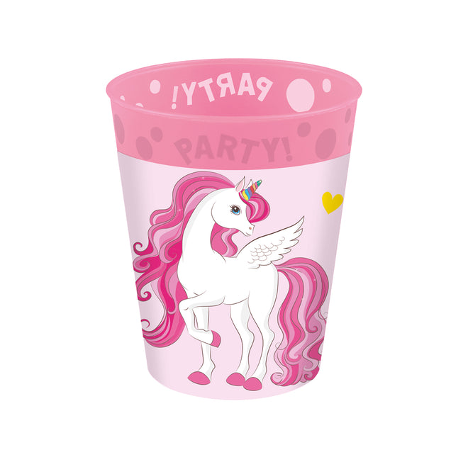 Unicorn Bekers Herbruikbaar 250ml 4st