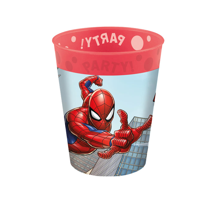 Spiderman Bekers Herbruikbaar 250ml 4st