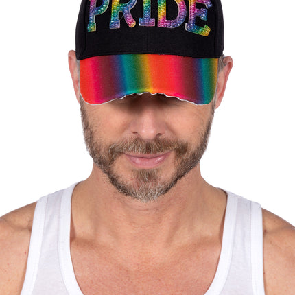 Baseball cap rainbow pride