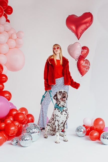 Foil balloon Heart, 75x64,5 cm, red