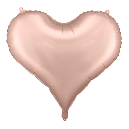 Foil balloon Heart, 75x64,5 cm, rosegold