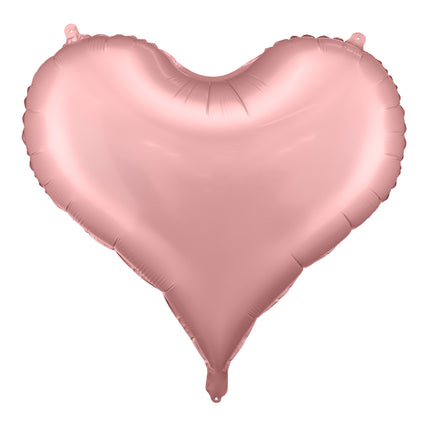 Foil balloon Heart, 75x64,5 cm, light pink