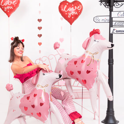 Foil balloon Heart ''I love you'', 45 cm, mix