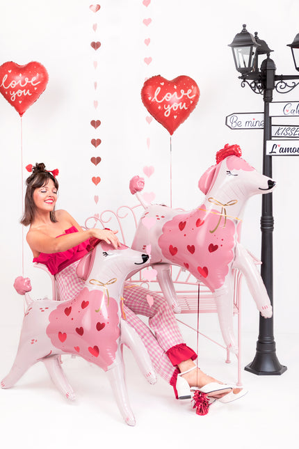 Foil balloon Heart ''I love you'', 45 cm, mix