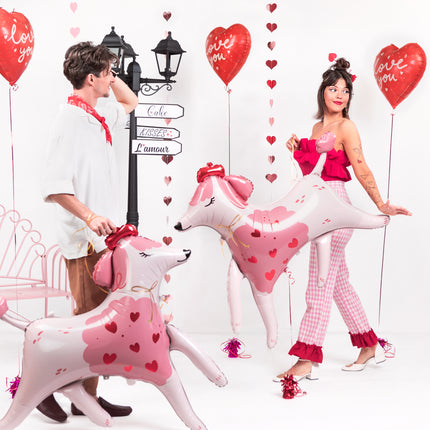 Foil balloon Heart ''I love you'', 45 cm, mix