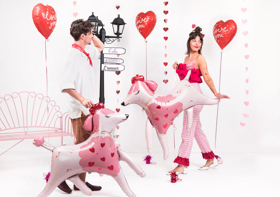 Foil balloon Heart ''I love you'', 45 cm, mix