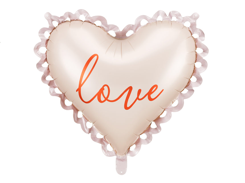 Foil Balloon Heart, 50x47cm, mix