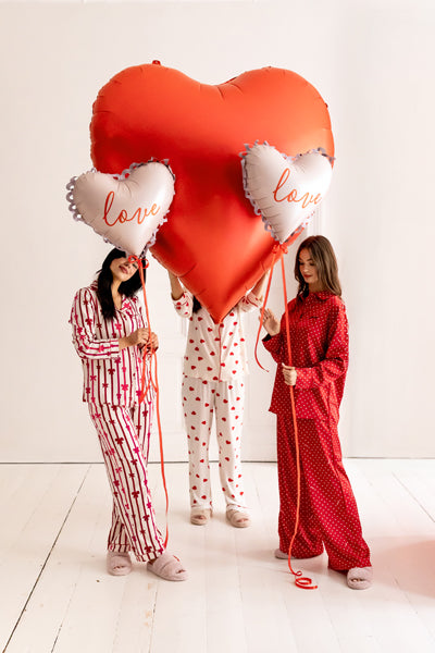 Foil Balloon Heart, 50x47cm, mix