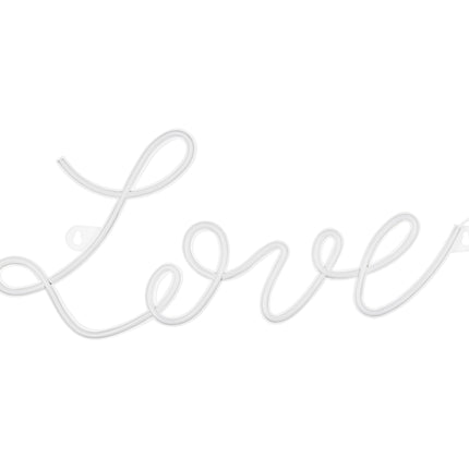 Neon LED - Love, white, 61x27,4 cm