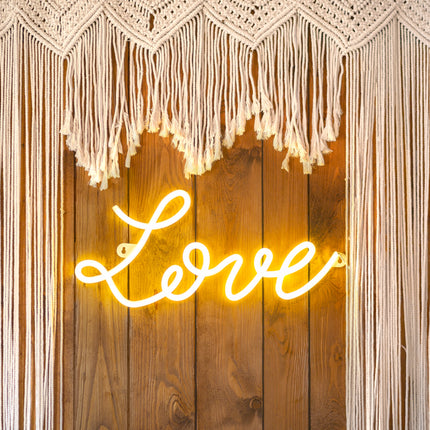 Neon LED - Love, white, 61x27,4 cm