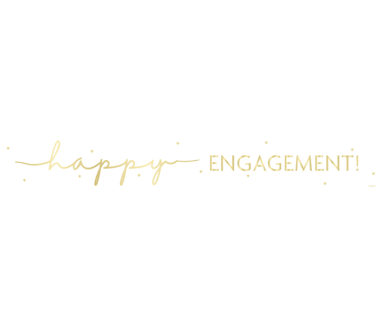 Happy Engagement Banner 2,74m