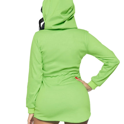 Alien Jurk Groen Dames Leg Avenue - Partywinkel - 714718558158