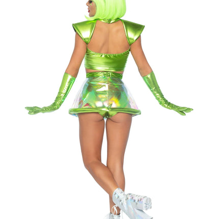 Alien Pak Groen Dames Leg Avenue - Partywinkel - 714718557397