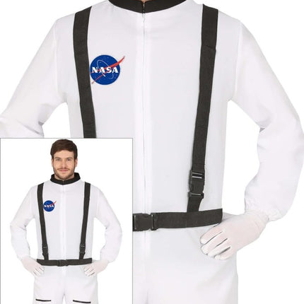 Astronauten Pak Wit Heren Nasa - Partywinkel - 8434077864876