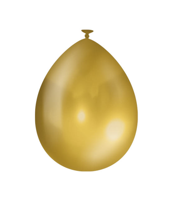 Gouden Ballonnen Latex Metallic 30cm 10st