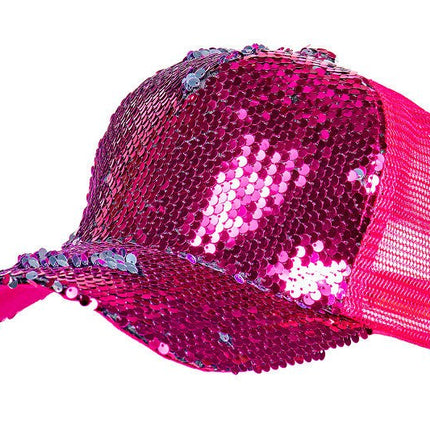 Baseball cap pailletten - Partywinkel - 8720059063901