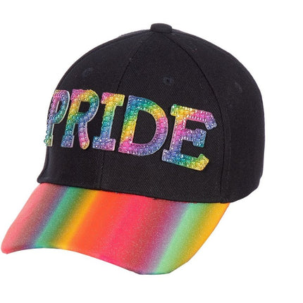 Baseball cap rainbow pride - Partywinkel - 8720059071289