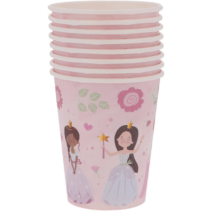 Bekers - Pretty Princess - 250 ml - 8 stuks