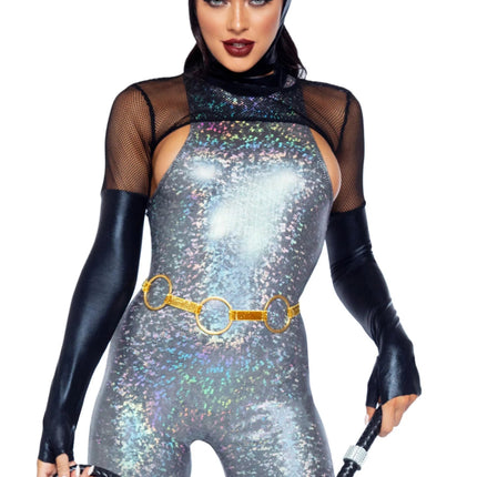 Catwoman Catsuit Dames Leg Avenue - Partywinkel - 714718557649