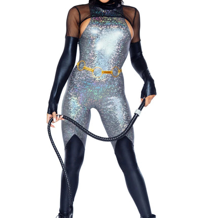 Catwoman Catsuit Dames Leg Avenue - Partywinkel - 714718557649