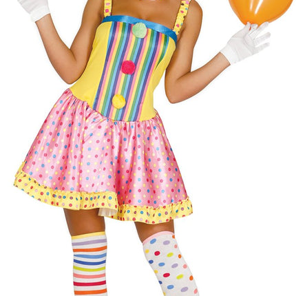 Clown Kostuum Dames - Partywinkel - 8434077849149