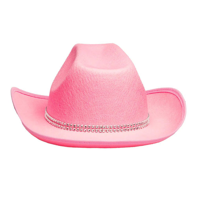 Cowboy Hoed Roze - Partywinkel - 8712026543813