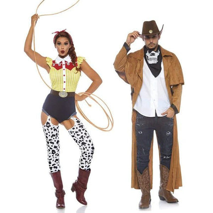 Cowboy Kostuum Dames Bodysuit Leg Avenue - Partywinkel - 714718534572