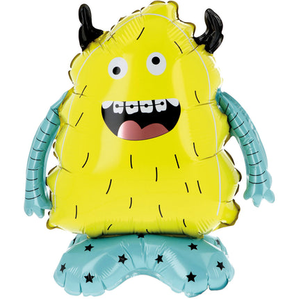 Staande Folie Ballon Monsters 40cm 4st Leeg