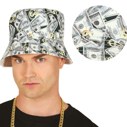 Dollars Bucket Hat - Partywinkel - 8434077136775