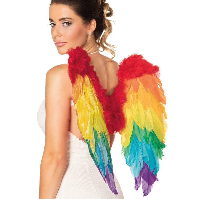 Engelen Vleugels Regenboog 50cm - Partywinkel - 8712026528339