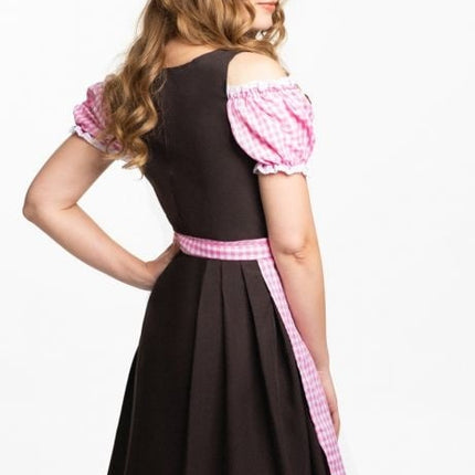 Dirndl Jurk Oktoberfest Roze Bruin