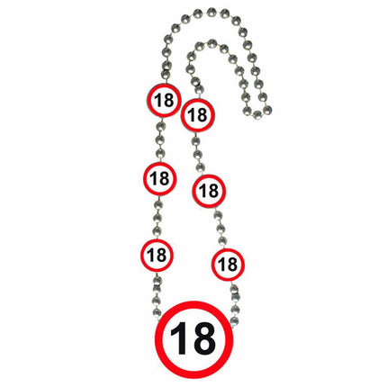 Ketting 18 Jaar Verkeersbord