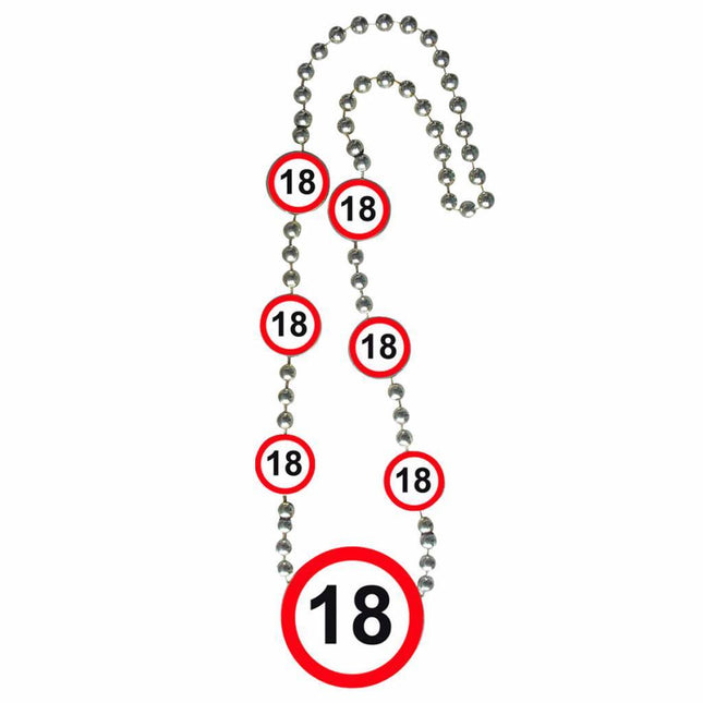 Ketting 18 Jaar Verkeersbord