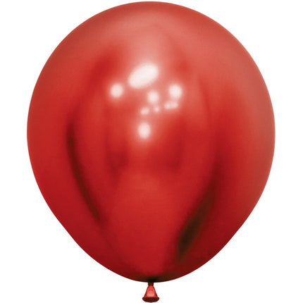 Ballonnen Reflex Red 45cm 6st